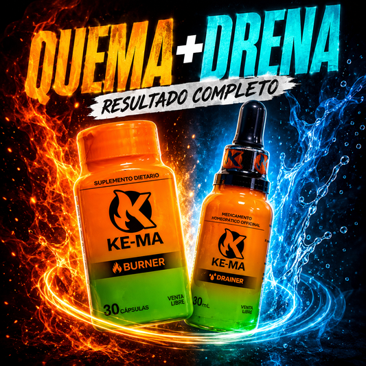 Combo KE-MA | Quemador + Drenador Natural para Bajar de Peso