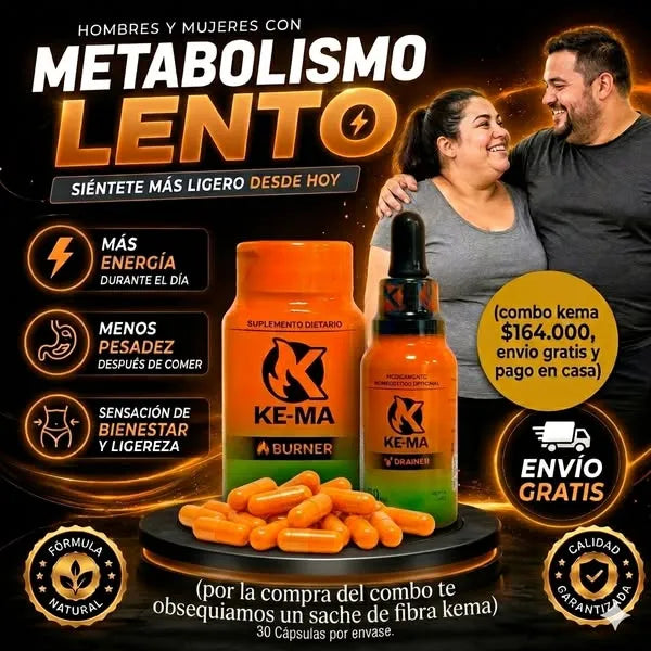 Combo KE-MA | Quemador + Drenador Natural para Bajar de Peso