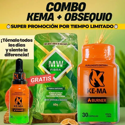 Combo KE-MA | Quemador + Drenador Natural para Bajar de Peso