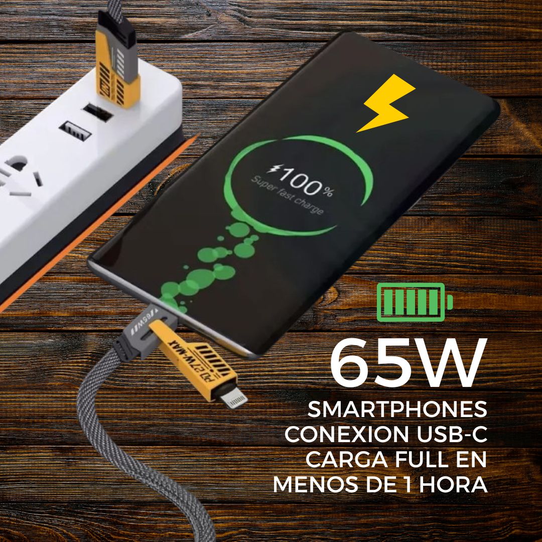 El único cable que necesitas para cargar todos tus dispositivos