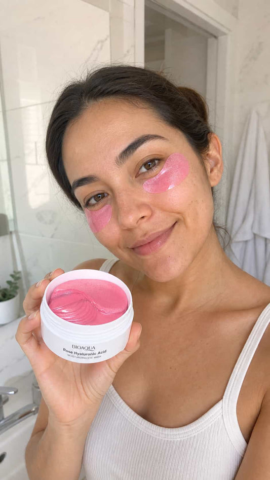 BIOAQUA Rose Hyaluronic Acid - Parches Hidratantes Contorno de Ojos